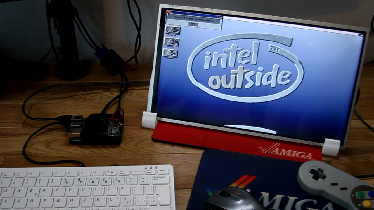 Pi Amiga booting