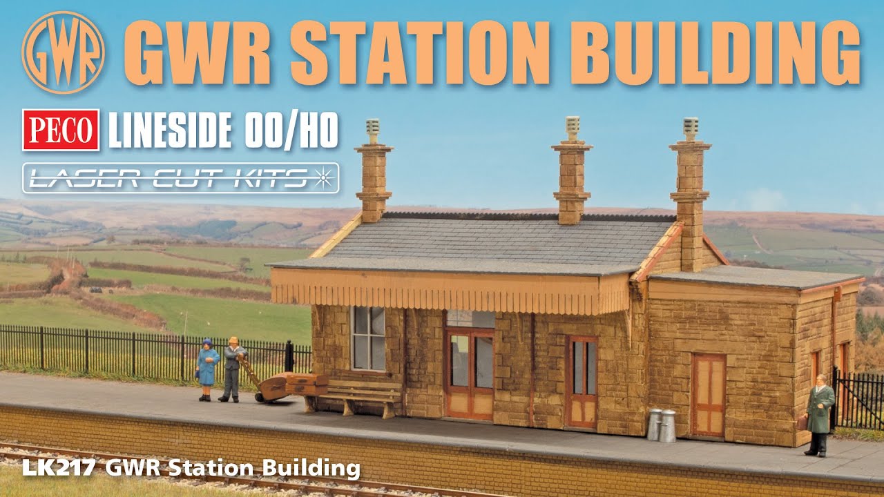 The NEW OO/HO Laser-Cut Wooden Station Building - West Bay