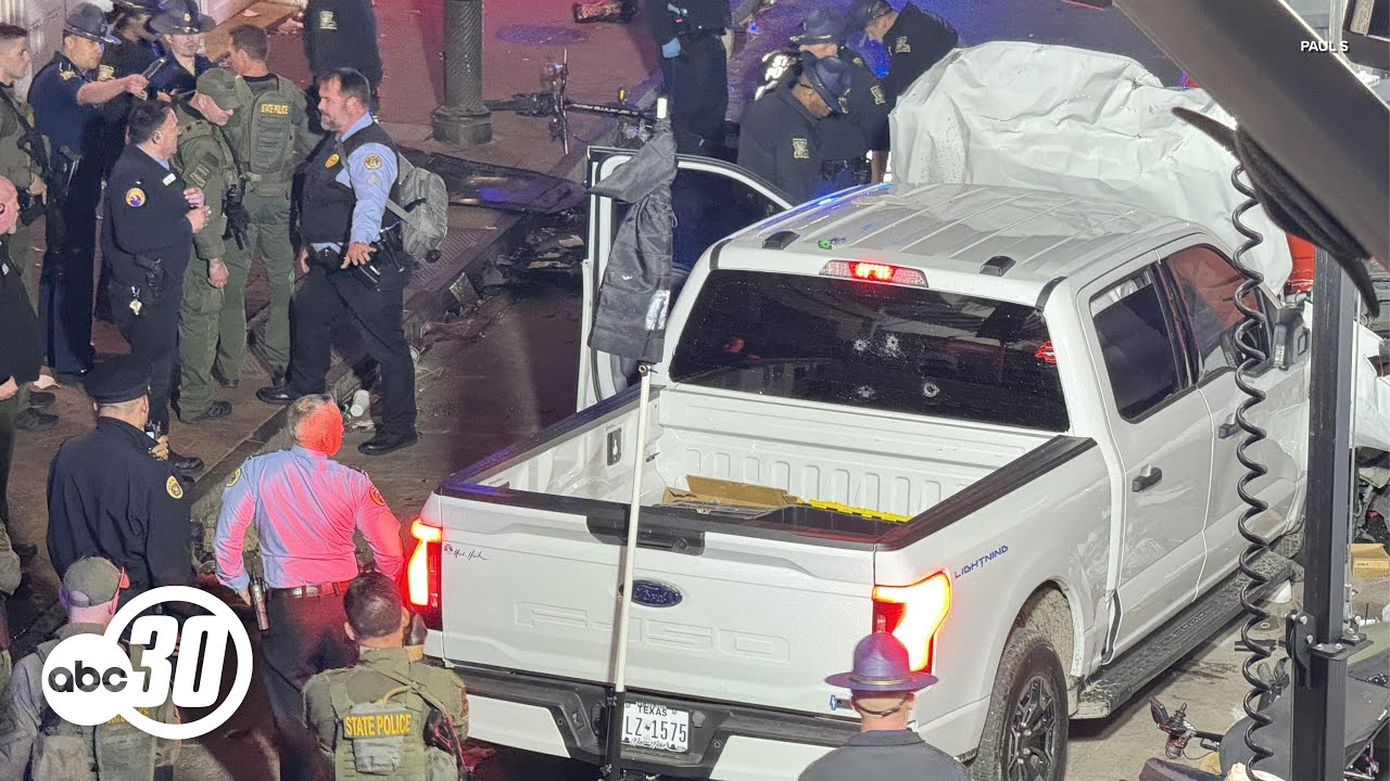 At least 10 dead, dozens injured after car plows into crowd on Bourbon Street in New Orleans