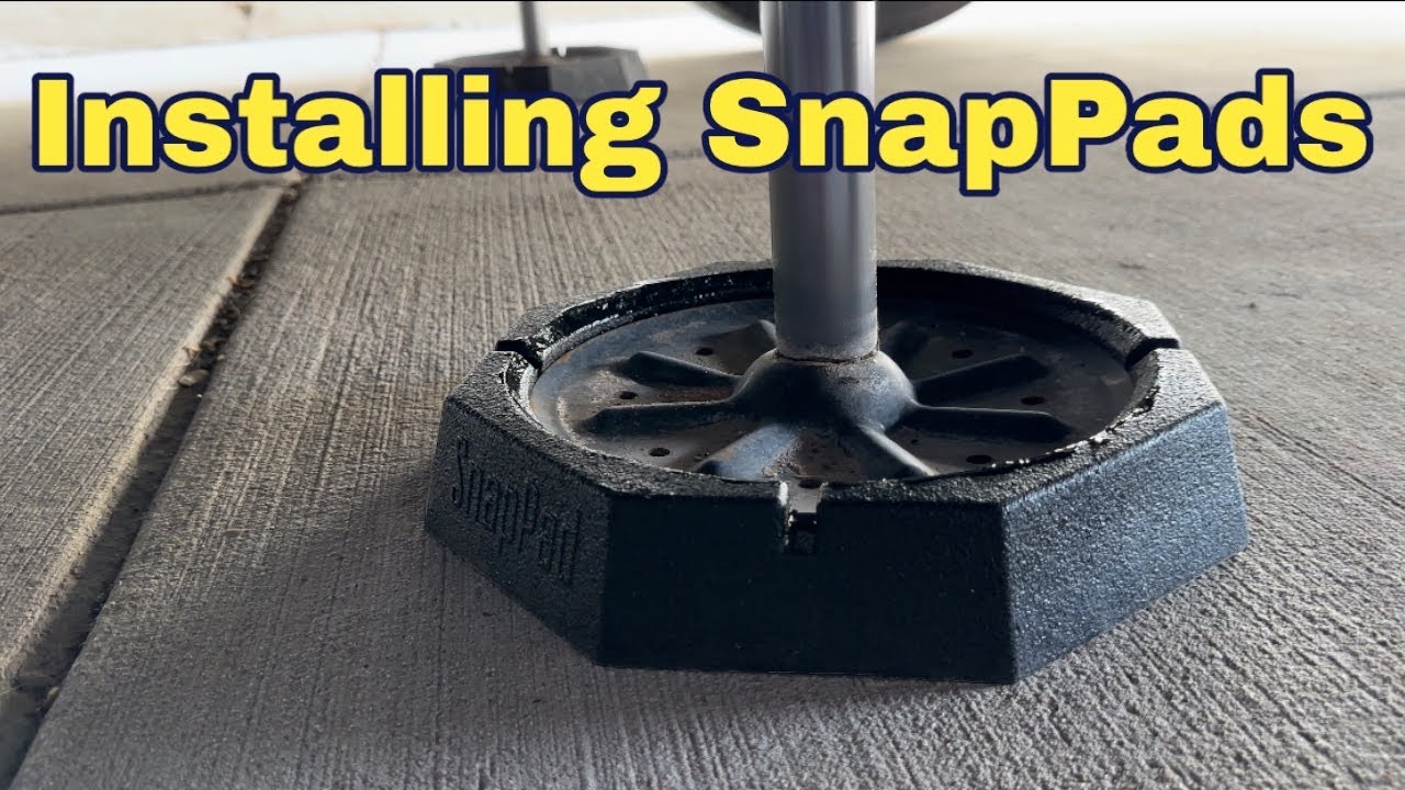 RV SnapPads Installation  RV Leveling Jack Pad for Equalizer Landing Feet