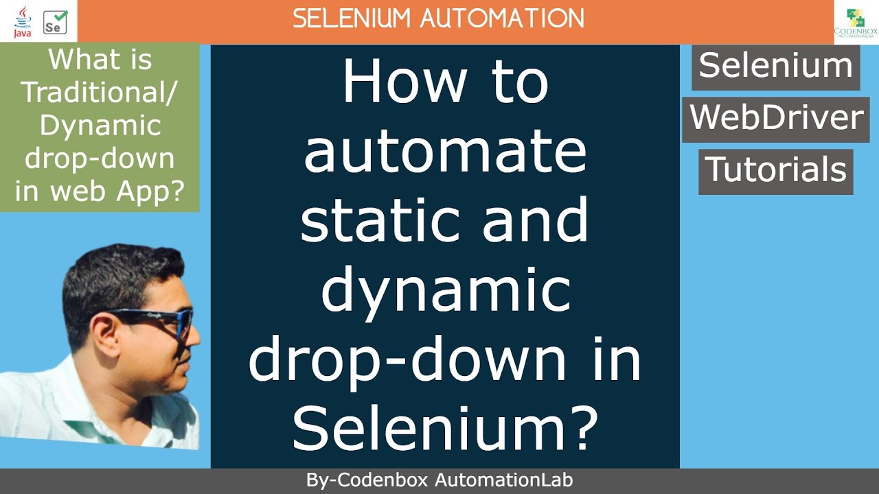 Selenium_Part 9: The Real Difference Between Static and Dynamic Drop-Down in Selenium