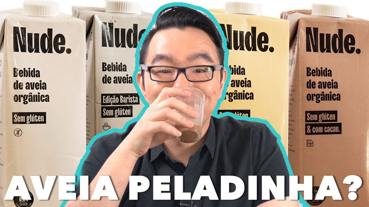 Aveia peladinha? Bebida vegetal feita de AVEIA da NUDE!