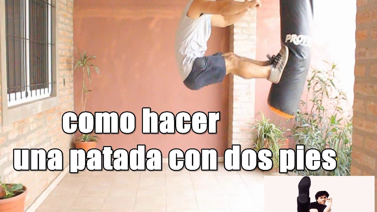 Como hacer una patada voladora con dos pies a lo Jackie Chan