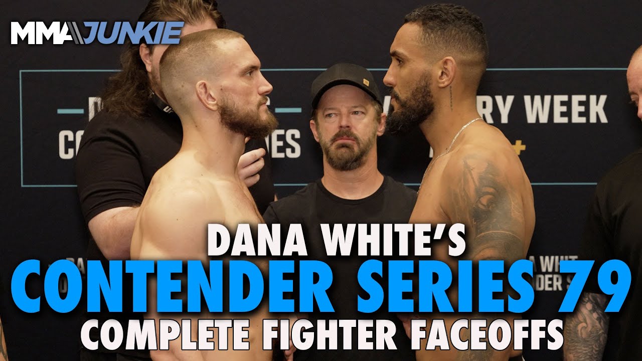 Dana White's Contender Series 79 full card faceoffs