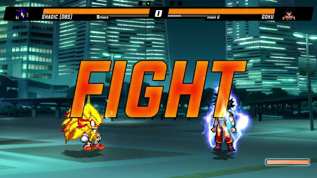 SBM V2 Shadic DBS Vs Goku LB