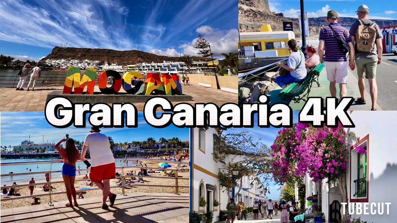 Гран Канария 4К  Лучшие места и пляжи для отдыха 2024-2025 Puerto Mogan  #таещекулинарка