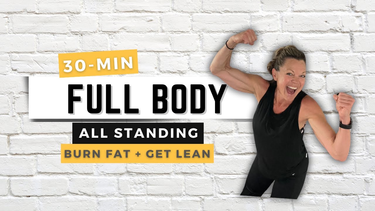 💥30-MIN FULL BODY (All Standing) Strength & Cardio Home Workout