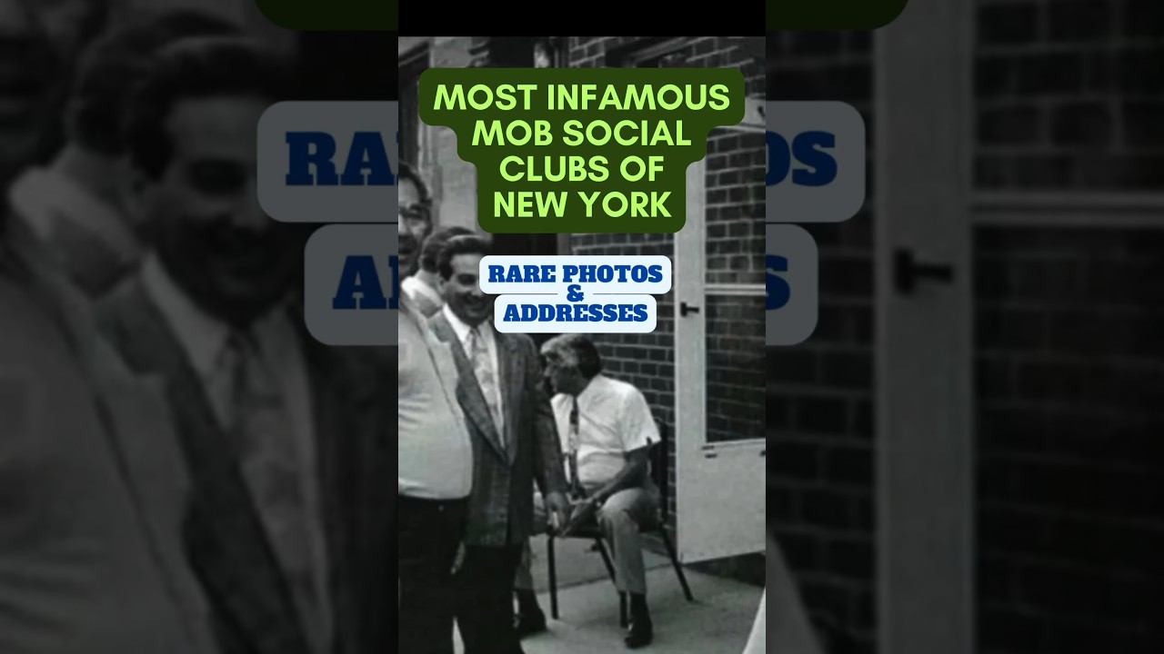 MOB SOCIAL CLUBS | Most Famous NEW YORK MOB Hangouts,What is Your Favorite? #fivefamilies #mobsters