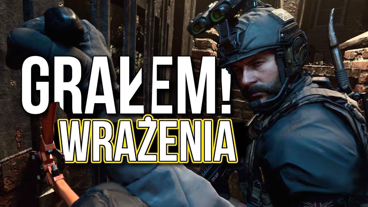 GRAŁEM w Call of Duty MODERN WARFARE - Wrażenia i Odczucia + M&oacute;j Gameplay