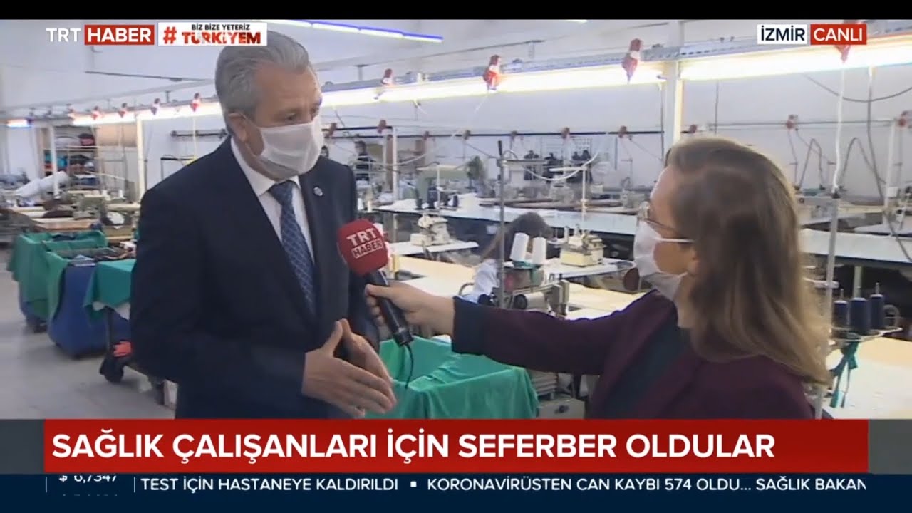 Ege Üniversitesi'nden sağlık çalışanlarına destek! TRT Haber Canlı Yayın(6 Nisan 2020)