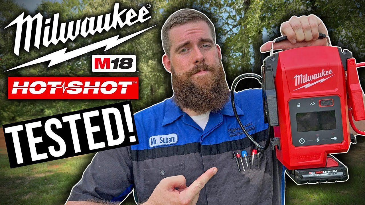 TESTED! The New Milwaukee M18 HotShot Jump Starter! How Good Is It Really?! [3841-20]