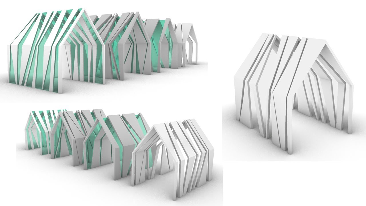 Generative Stripes for Facade Design | Using Sort and Random