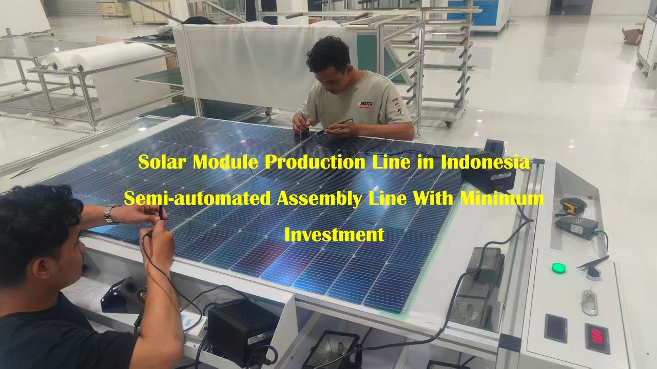 30-50MW Semi-Automated Solar Module Production Line-Yudiansolar&Radiantpvsolar.com
