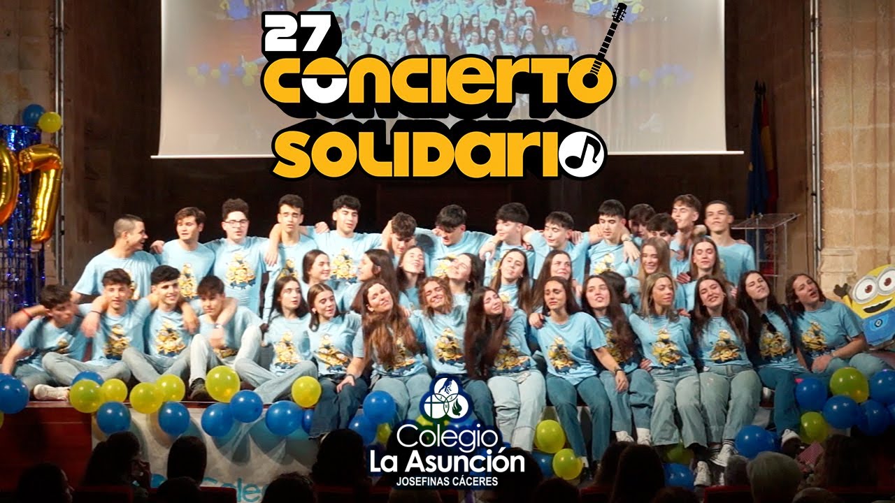 Despedida 27 Concierto Solidario Colegio La Asunción Josefinas Cáceres