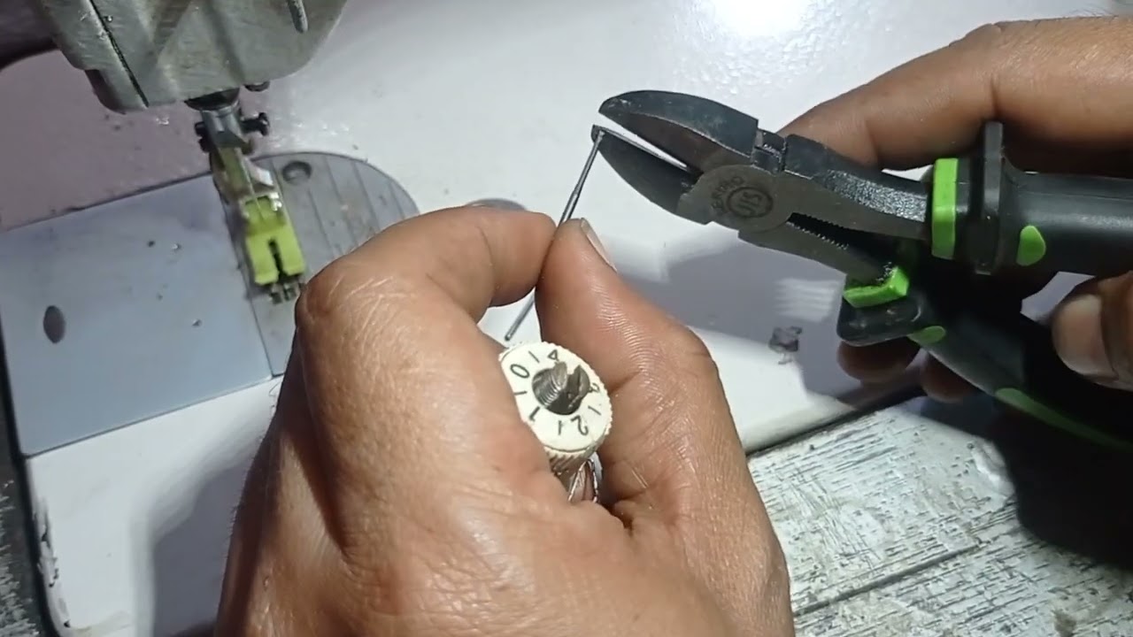 cara setel bukaan Tension mesin juki