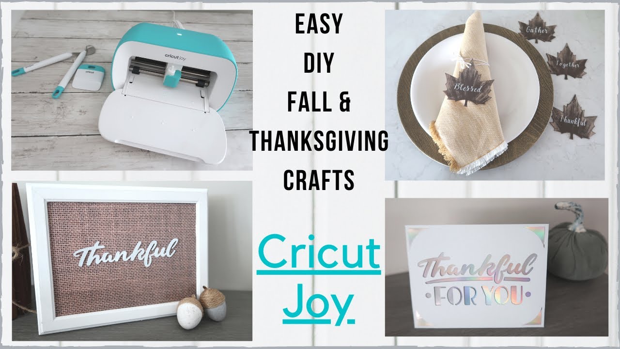 3 DIY FALL DECOR // Easy And Budget Friendly DIY’s using Cricut Joy // BlondieNextDoor