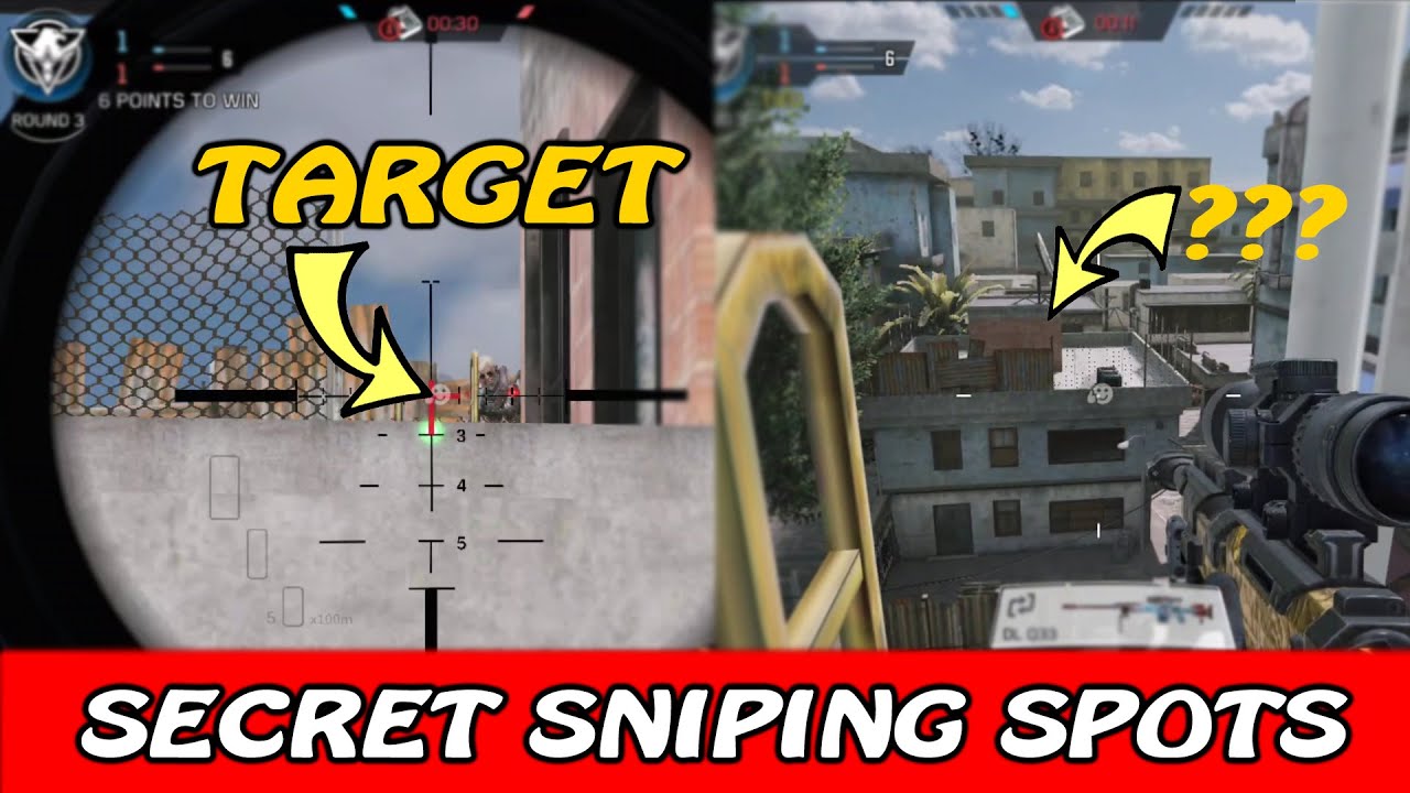 SECRET SNIPING SPOTS IN CODM || USEFULL LOCATIONS FOR COMPETITIVE GAMEPLAY || 🔥🔥🔥