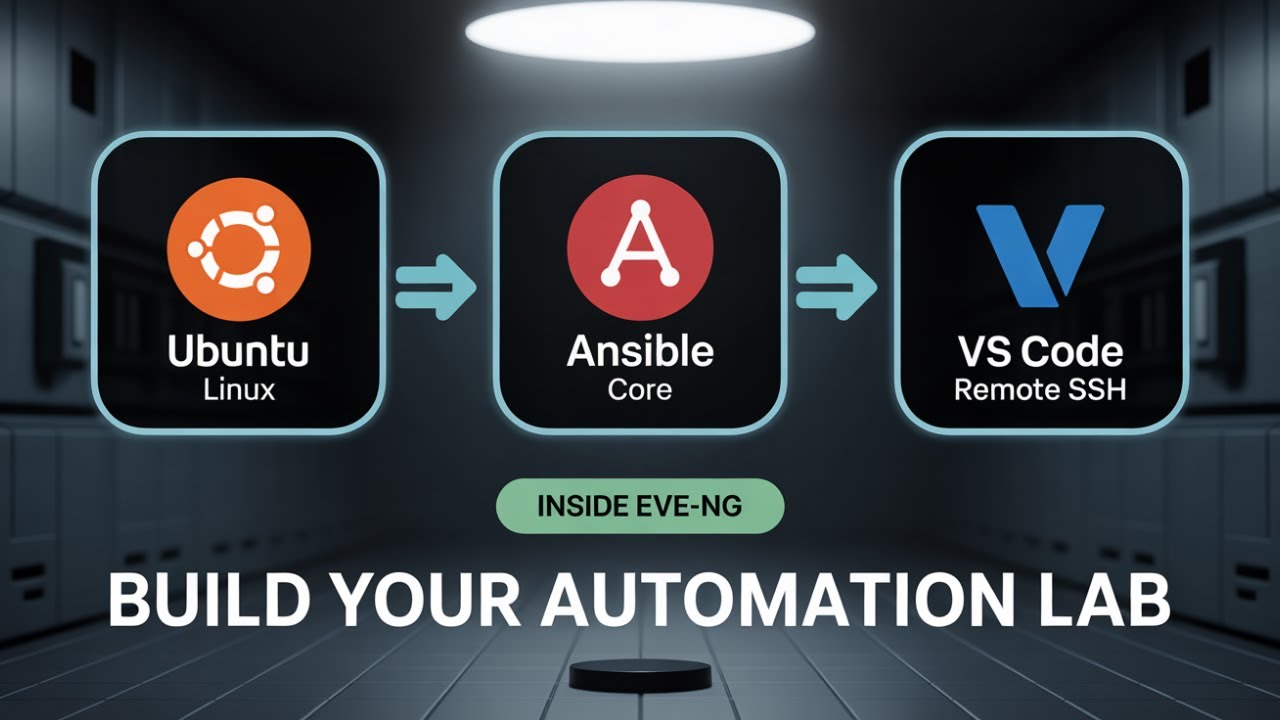 How to Build Home Automation Lab in EVE-NG(Linux + Ansible + VS Code Remote SSH)