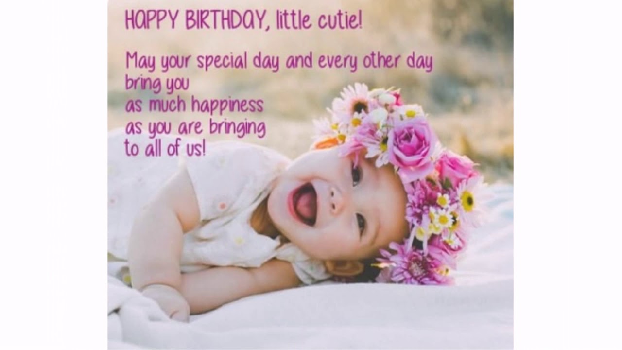 Best Happy Birthday wishes for Baby Girl