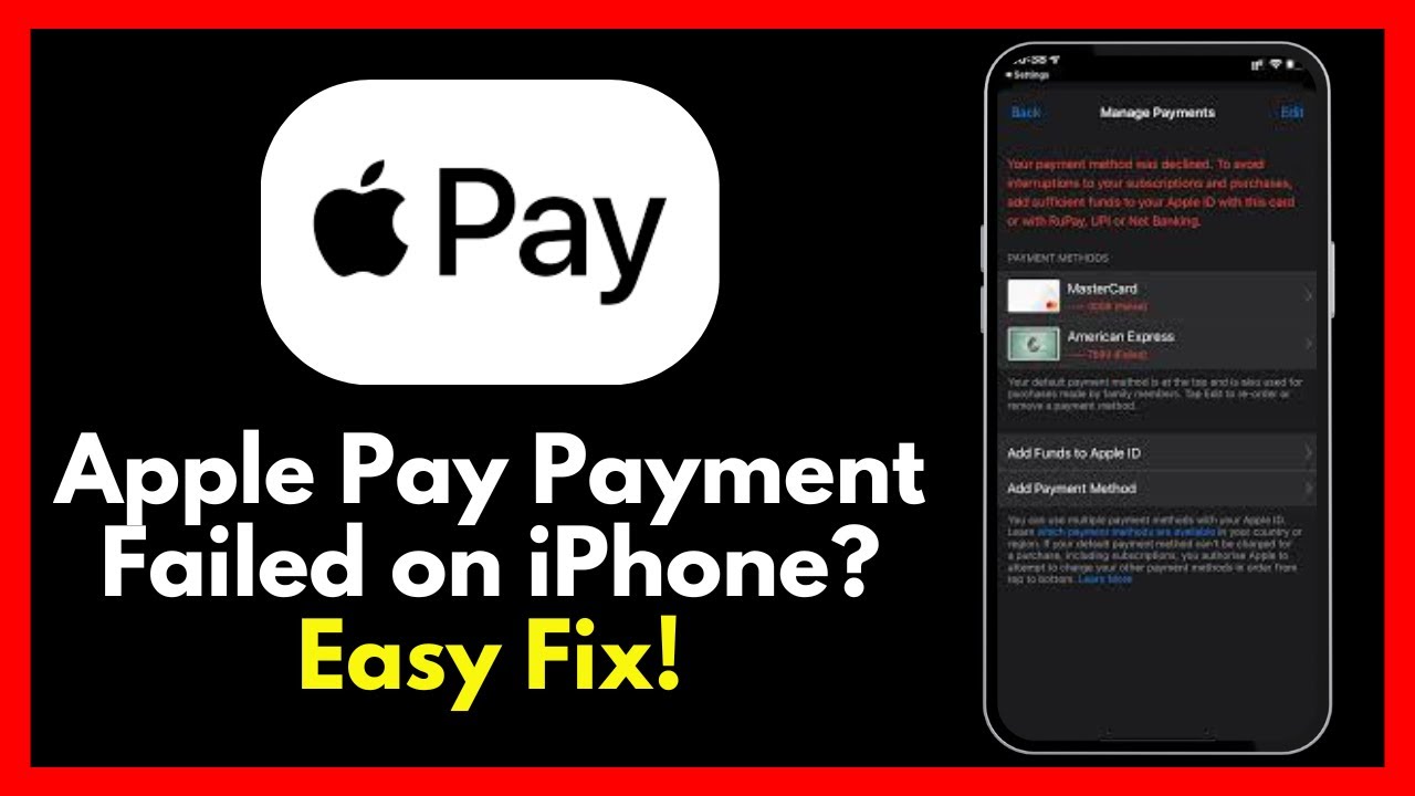 Fix Apple Pay Not Working &ndash; Payment Failed (2026 Guide)