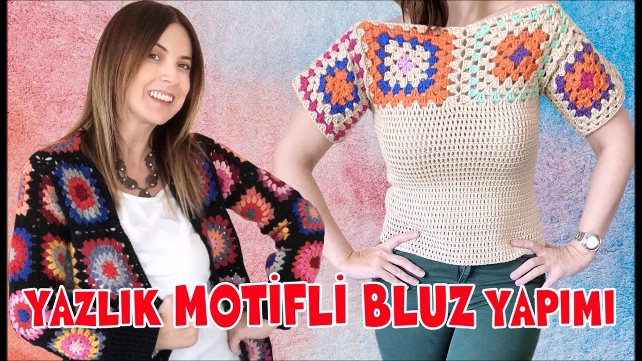 YAZLIK MOTİFLİ BLUZ YAPIMI