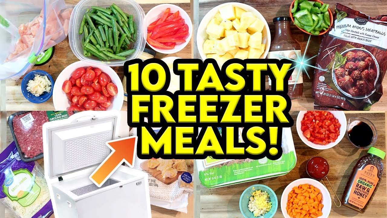 🚨 10 DUMP & GO Freezer Meals! ❄️ EASY slow cooker recipes