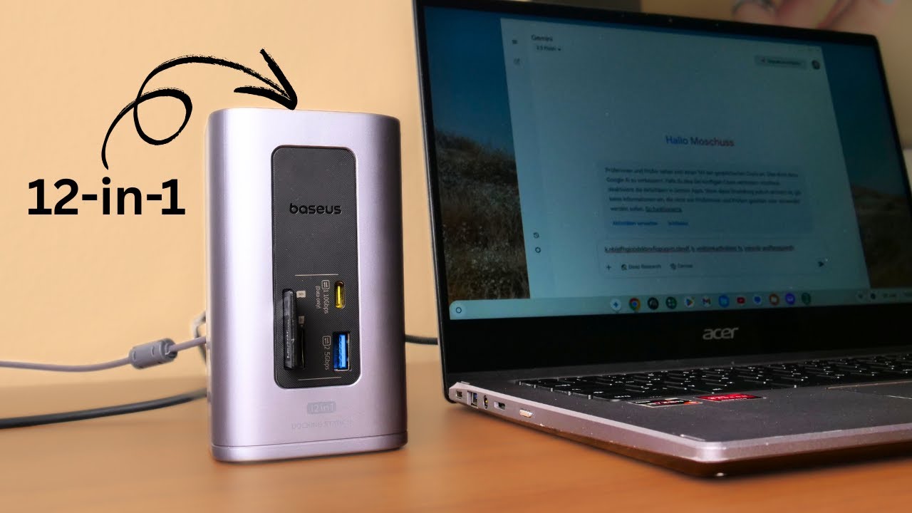 Win Notebook, Smartphone, MacBook,  – Für wen lohnt sich das Dock? - Baseus Nomus Air Spacemate Test