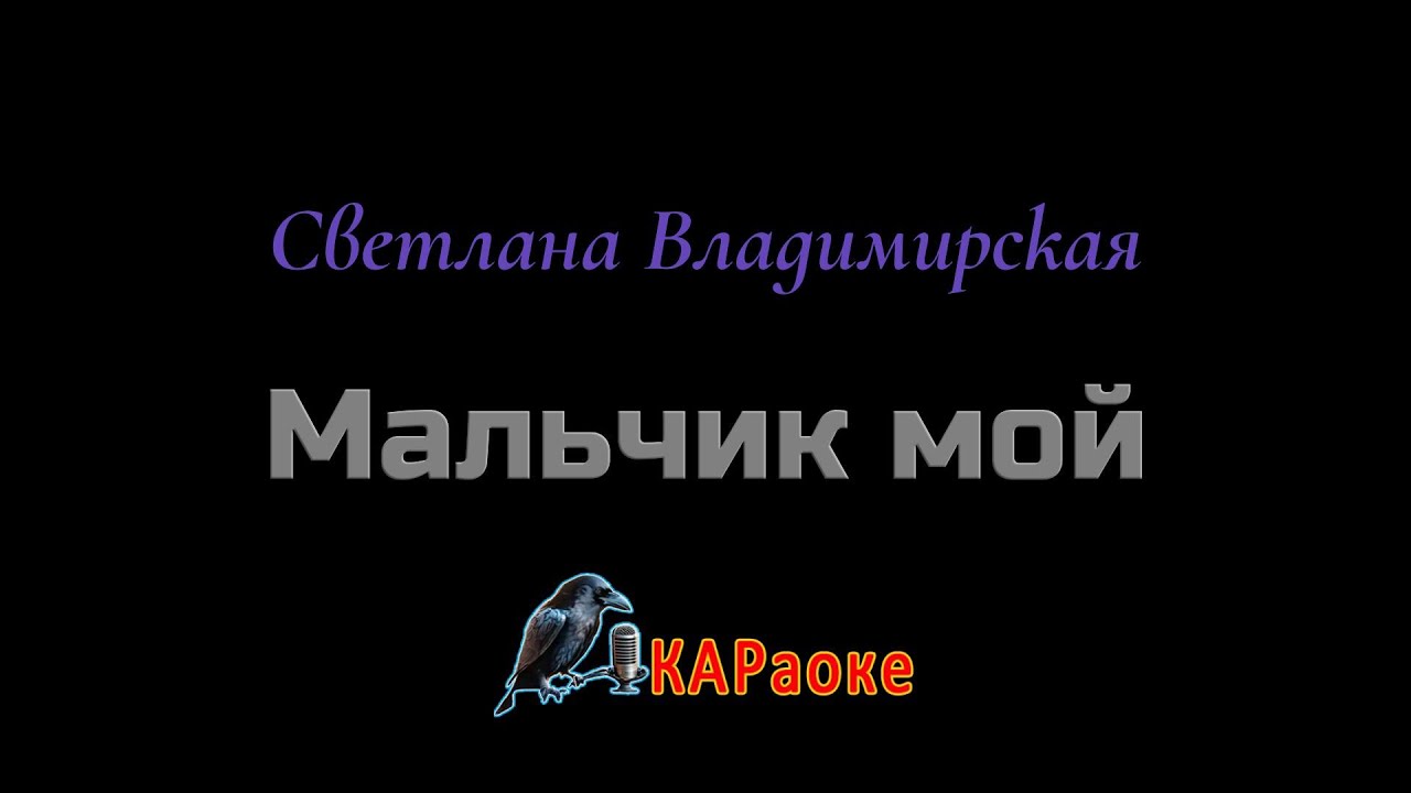 Караоке/Мальчик мой - Светлана Владимирская