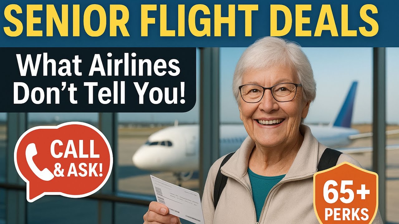 Senior Discounts with Airlines What You Need to Know #traveltips