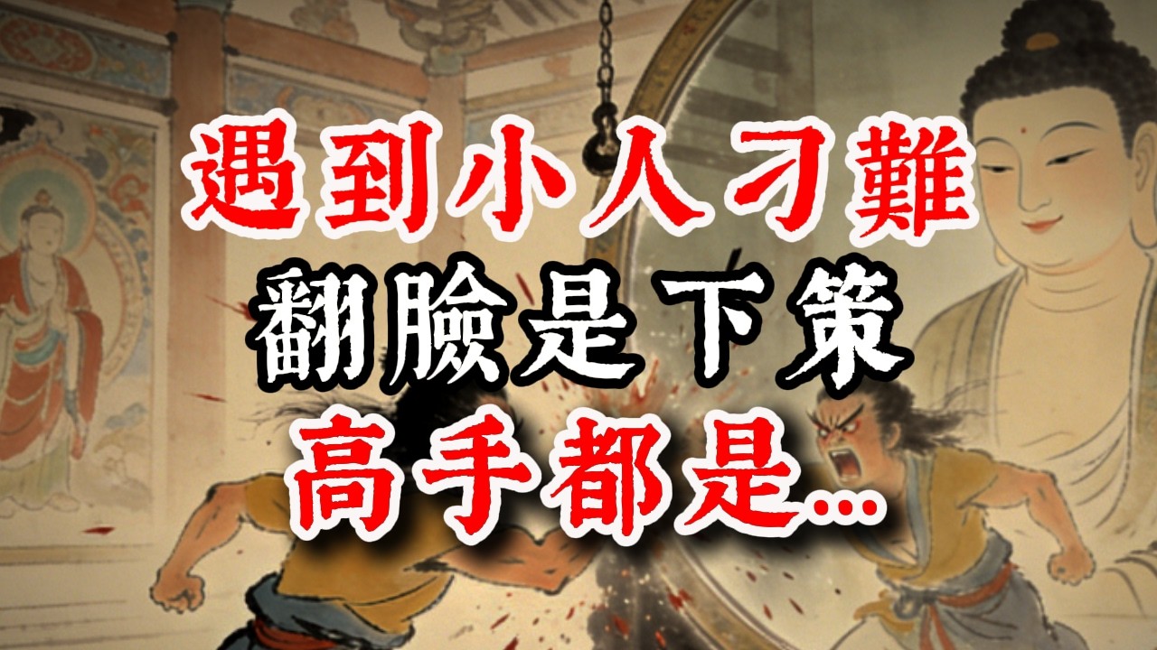 遇到小人刁難，翻臉是下策！高手都是...                #智慧 #人生感悟 #人間心理 #人情世故 #情感 #思維大全 #底層邏輯 #成功思维模式 #心理學
