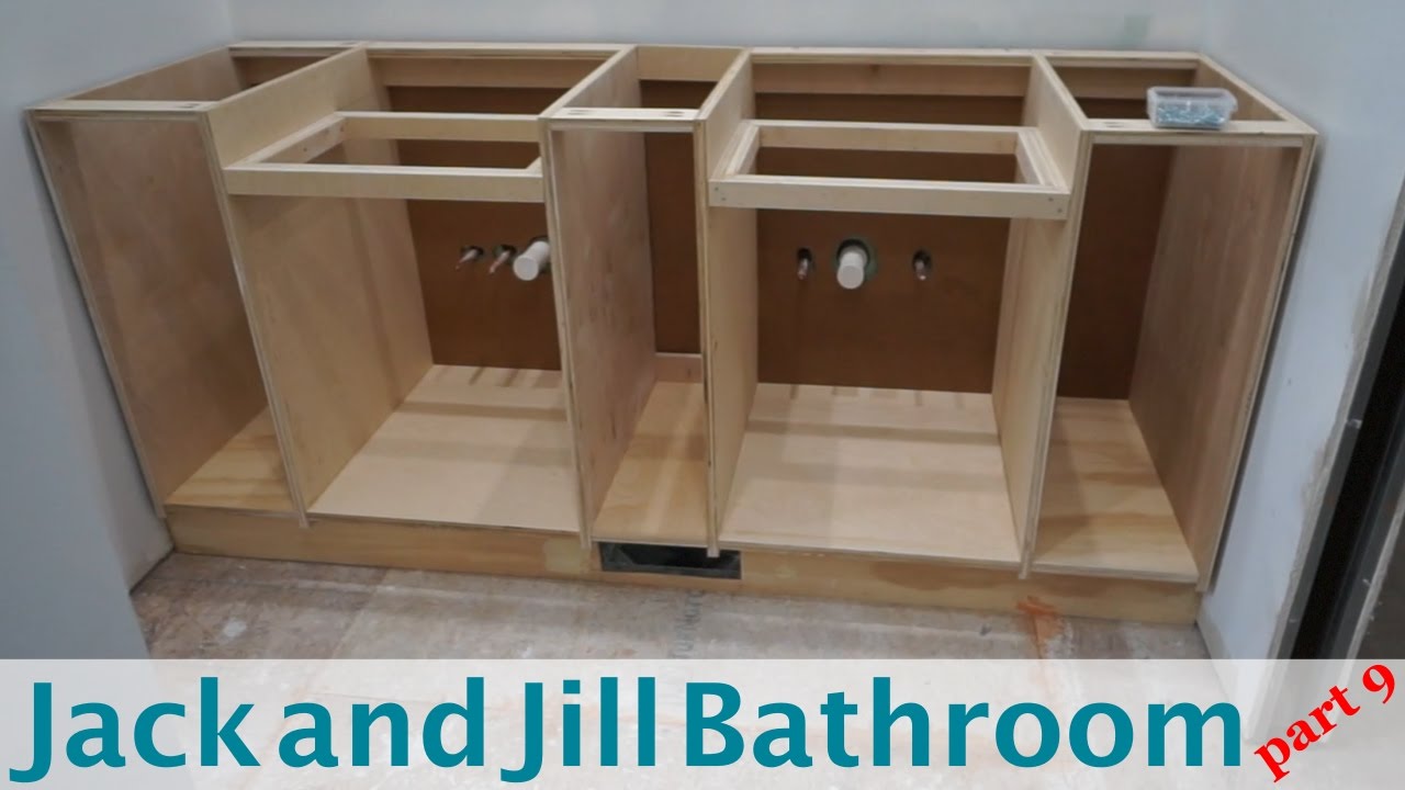 Building Vanity Cabinets - Jack and Jill Bathroom (part 9)