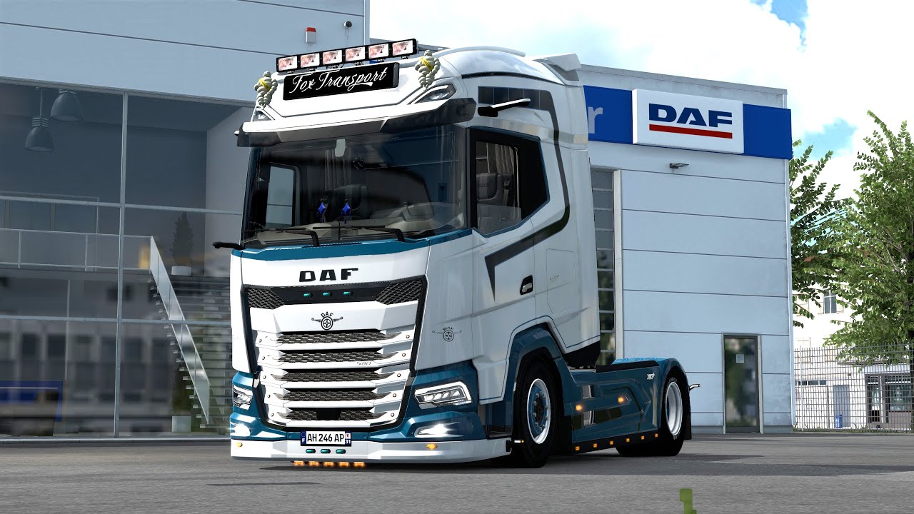 Daf XG+ 2021 By Jasper's V1.53 Tuning Pack+Style Paintjob Euro Tuck Simulator 2 #V1.53
