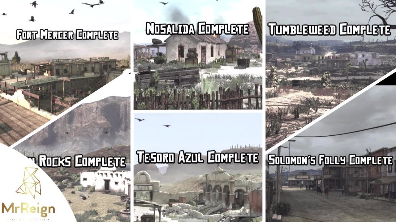 Red Dead Redemption 2023 - All Gang Hideouts Challenges - All Gold Medal Runs - All Challenges