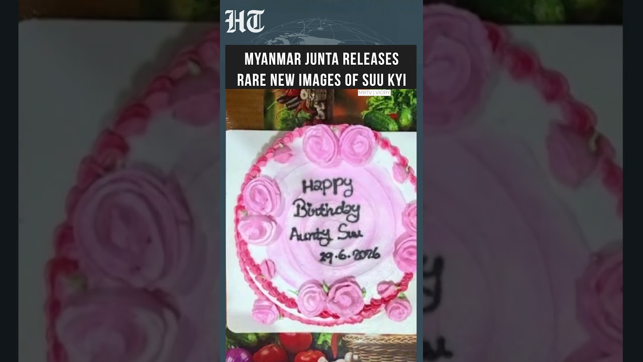 Myanmar Junta Releases Rare New Images of Aung San Suu Kyi | #shorts