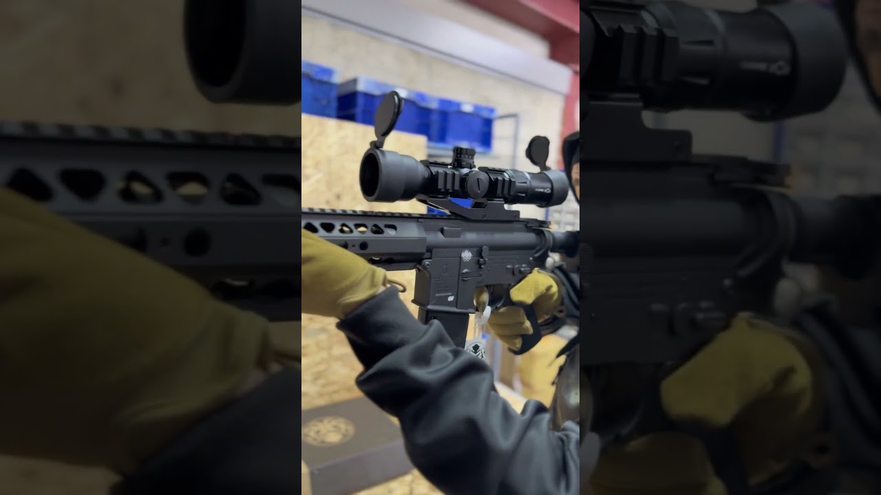 Probamos la ret&iacute;cula luminosa 3 colores de la MIRA TELESC&Oacute;PICA MOA en una r&eacute;plica de airsoft