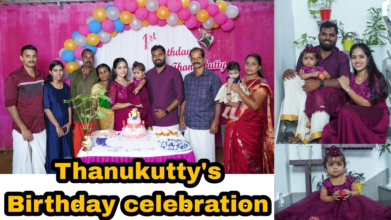 Thanukutty's Birthday celebration/Saranya's beauty Vlogs /Malayalam /Saranya sahadevan
