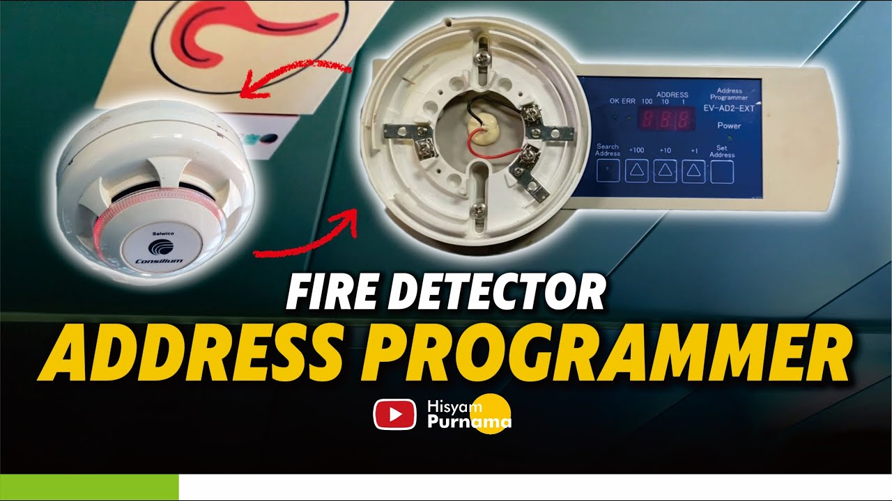 How to set Address of Fire Detector with Address Programmer - EV-AD2-EXT - Consilium