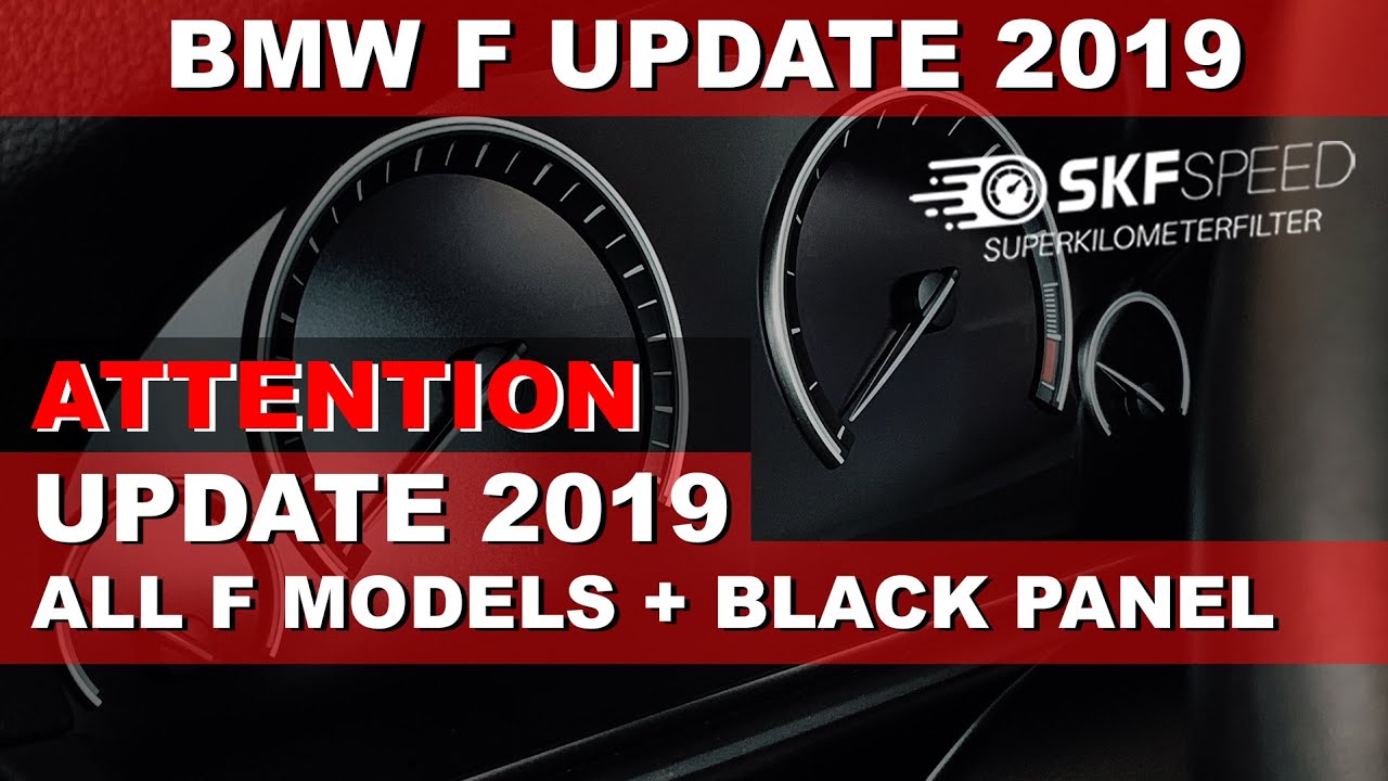 Mileage blocker BMW F Body update 2019 stop counting up odometer ⭕️ Black Panel 6WB 35160 no miles