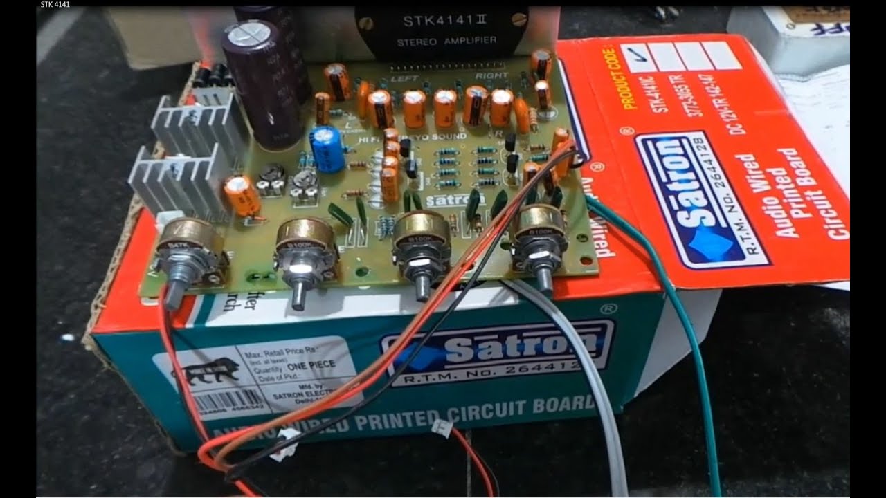 RECORD 200W+200W WATTS STK 4141 STEREO  AMPLIFIER Sound TEST हिन्दी मे