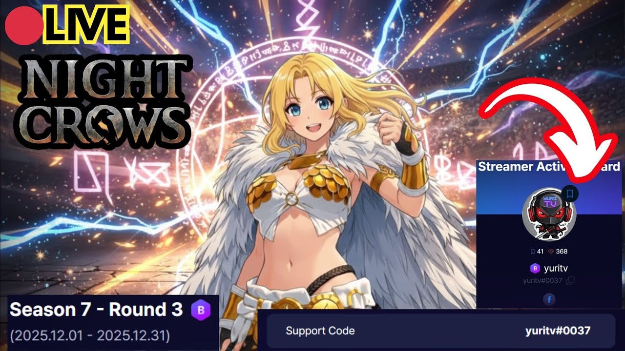 🔴LIVE: Night Crows World dungeon and GD3 attemp~!