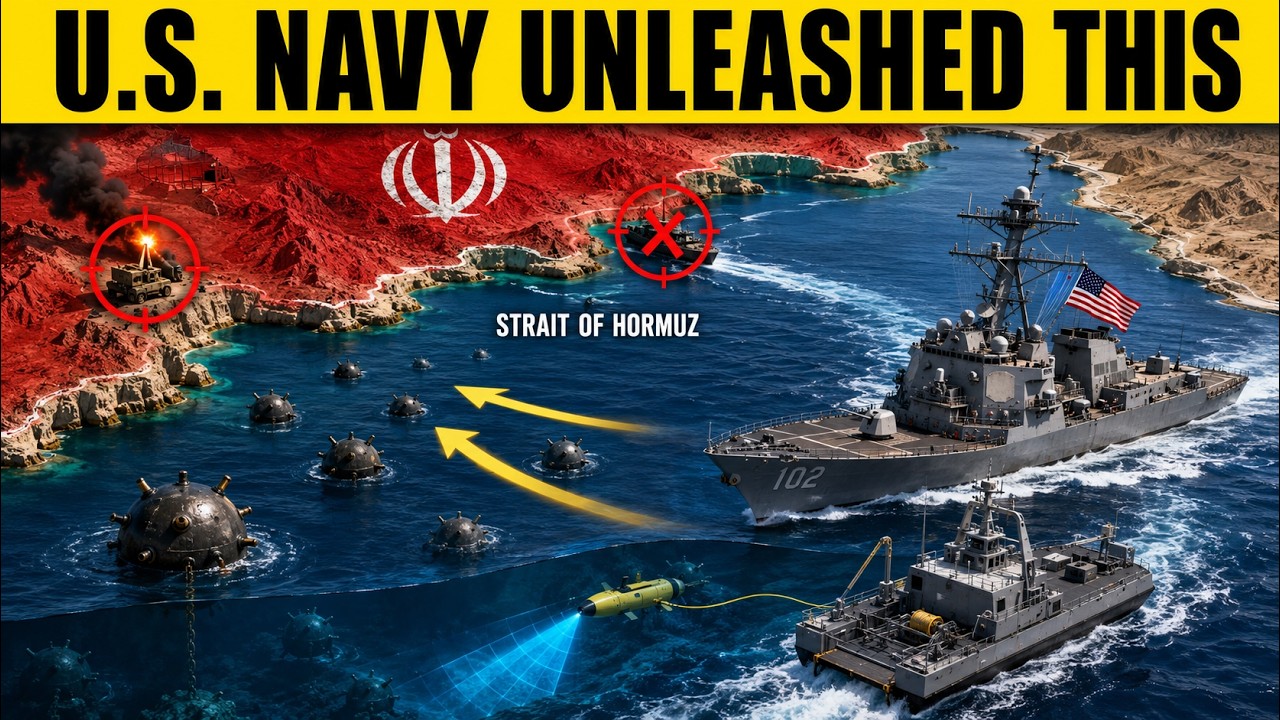 Iran Hid A Massive Minefield Across The Strait Of Hormuz... So The U.S. Navy UNLEASHED THIS
