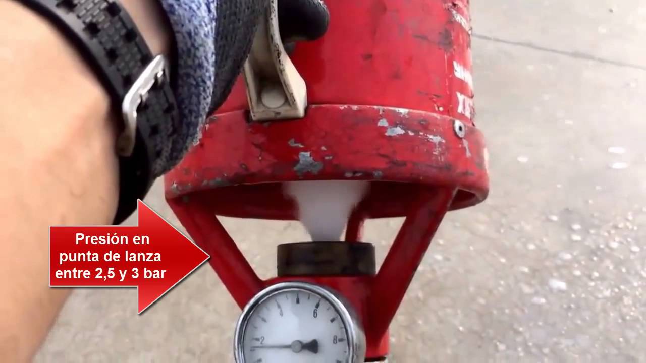 f2f Hidráulica #13, Lanza de media expansión