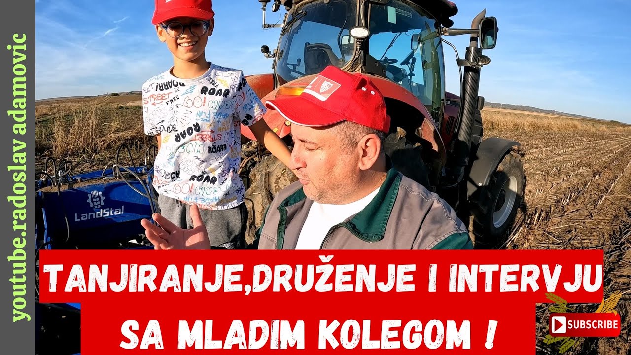 TANJIRANJE, DRUŽENJE I INTERVJU SA MLADIM KOLEGOM! ; PREPARATION FOR SOWING WHEAT, INTERVIEW !