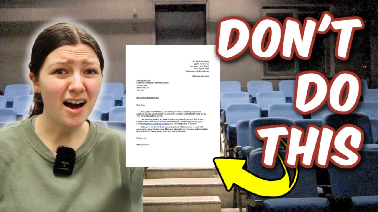How To Write an Acting Cover Letter | QUICK and EASY Crash Course