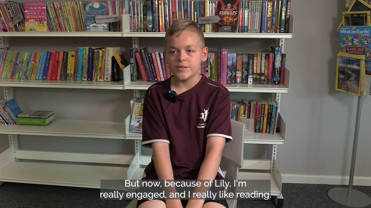 Teenagers have learned to love reading at Reach Academy Hanworth Park