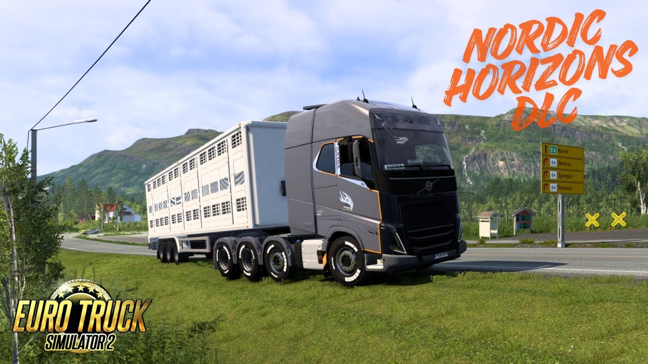 Arctic Livestock Run: 23t Cattle Delivery Across Norway’s Frozen North | ETS2 1.57 Gameplay