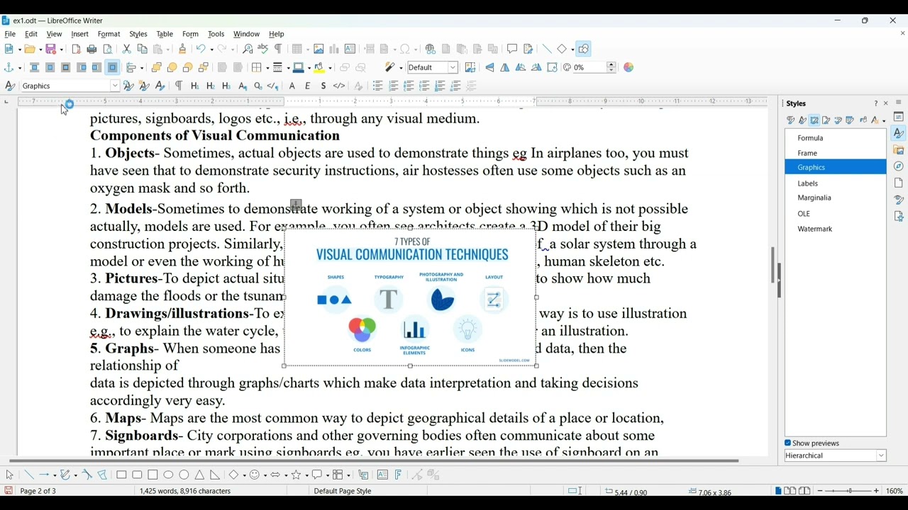 17  Alignment and Text wrapping in Libre Office Writer