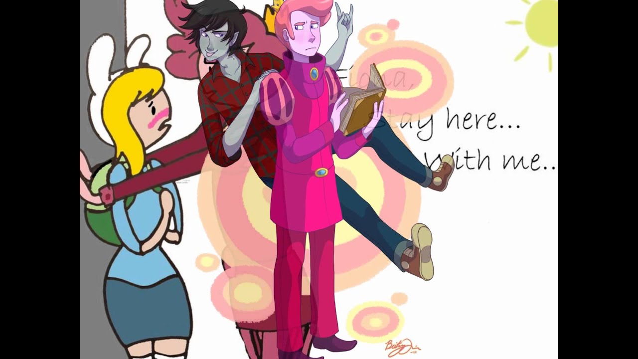 Adventure time! Marshell lee x Fionna x Gumball ( song: Bad Romance; Artist vs. Poet )