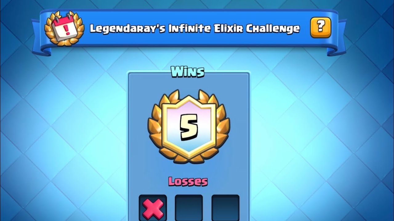 Legendaray's Infinite Elixir Challenge - Clash Royale 7x elixir clash royale