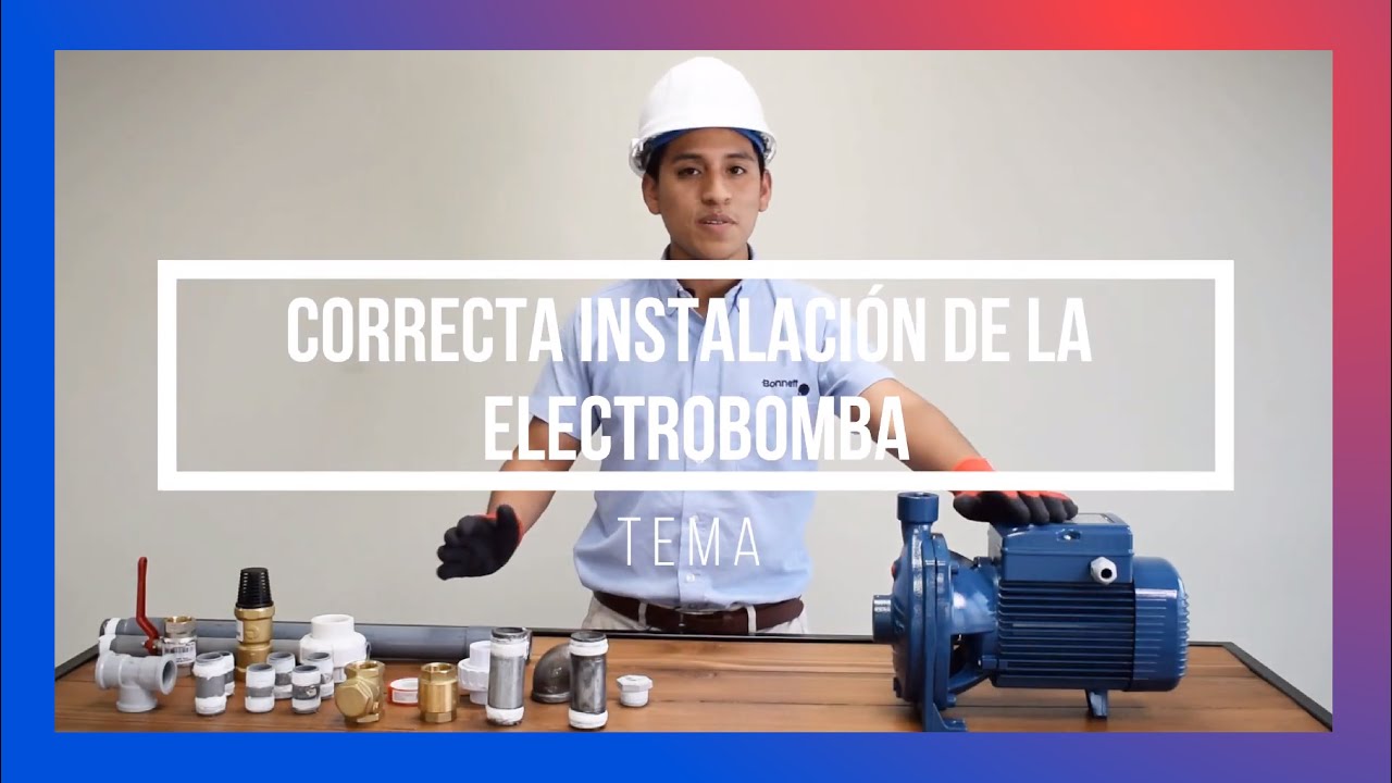 INSTALACIÓN de una electrobomba #pedrollo